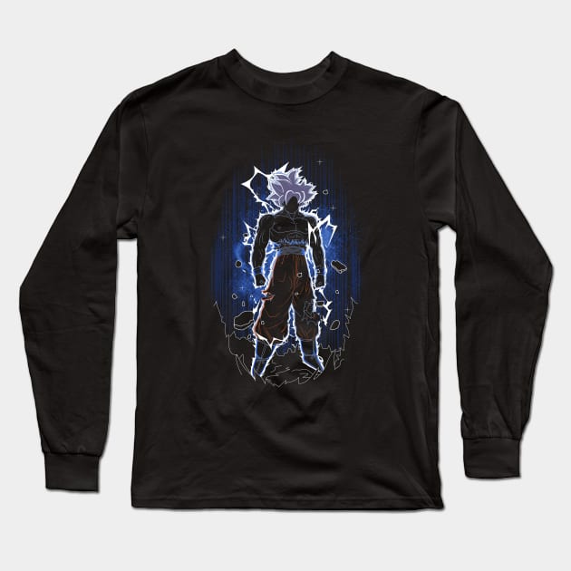 Shadow of Ultra instinct Long Sleeve T-Shirt by Donnie